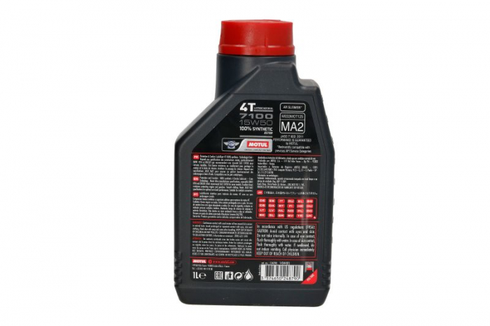 Ulei moto 4T MOTUL 7100 SAE 15W50 1l SN JASO MA-2 sintetic ester [2]