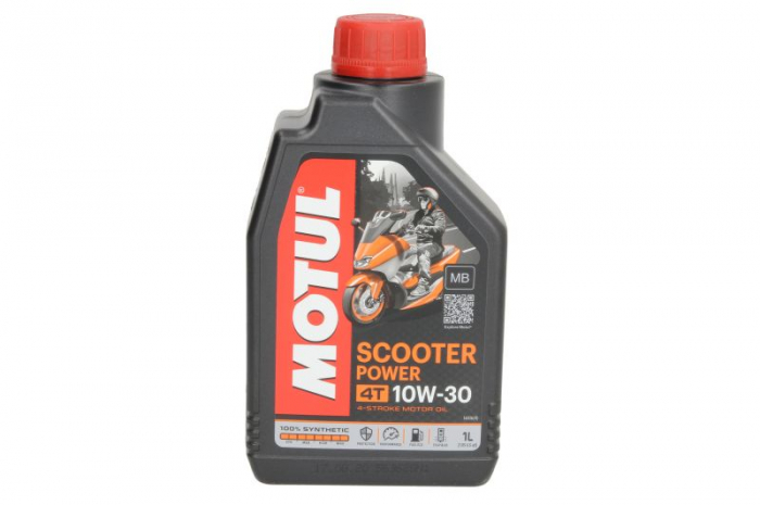 Ulei moto 4T MOTUL Scooter Power SAE 10W30 1l SN JASO MB sintetic [1]
