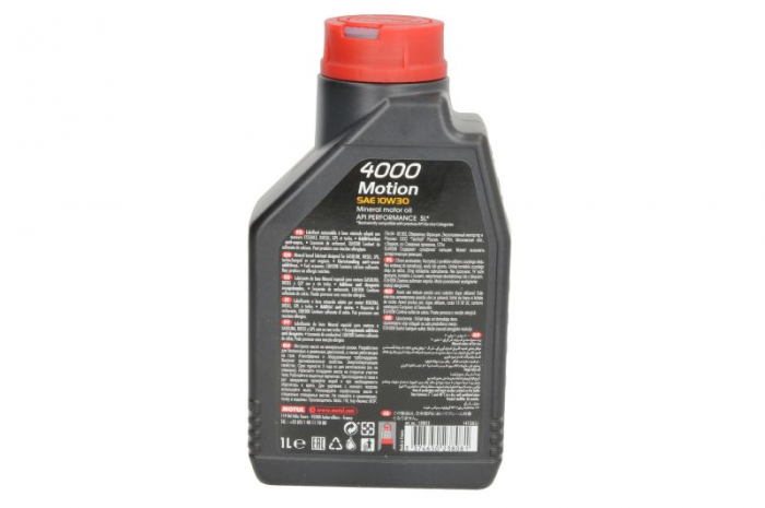 Ulei motor Motul 4000 (1L) SAE 10W30 ;API CF; SL; ACEA A1; B1 [2]