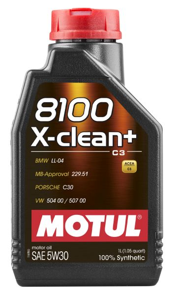 Ulei motor Motul 8100 (1L) 5W30 ; ACEA C3; BMW LL-04; MB 229.51; PORSCHE C30; VW 504.00; VW 507.00 [1]