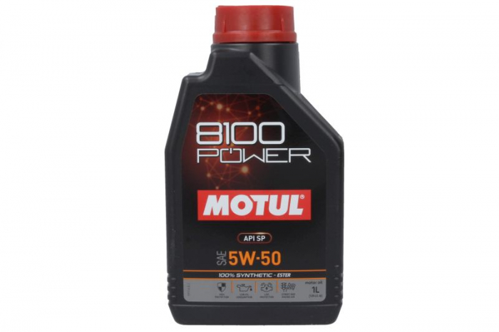 Ulei motor Motul 8100 (1L) 5W50 (100% SYNTHETIC - ESTER) ;API SP; FORD M2C931 D [2]