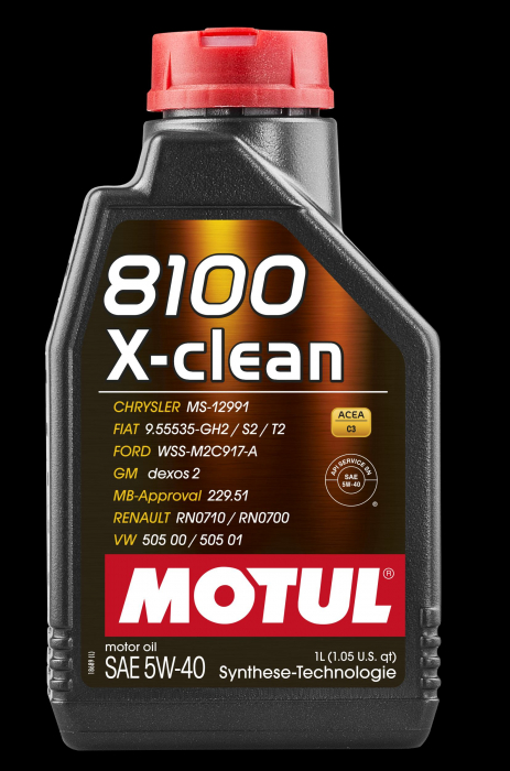 Ulei motor Motul 8100 (4L) 5W40 ;API SN; ACEA C3; BMW LL-04; CHRYSLER MS-12991; DEXOS 2; FIAT 9.55535 GH2; FIAT 9.55535 S2; FIAT 9.55535 T2; FORD M2C917 A; HONDA; HYUNDAI; KIA; MB 229.51; MITSUBISHI;  [3]