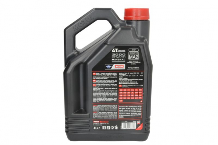 Ulei motor Motul Motul 837 041 3000 4T 20W50 mineral 4 litri  [2]