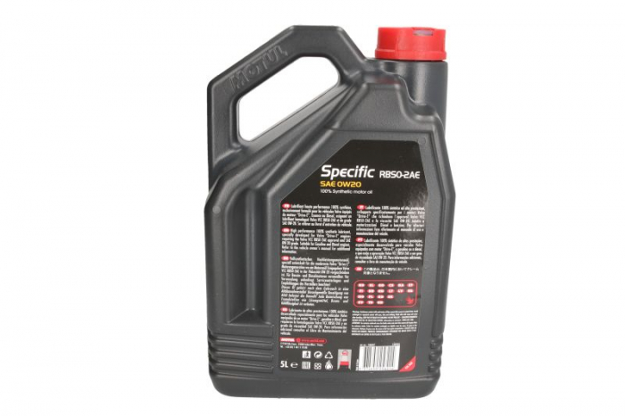 Ulei motor Motul SPECIFIC (5L) SAE 0W20 pentru seria DRIVE-E motoare benzina VEP si diesel VEDACEA C5; VOLVO RBS0-2AE [2]