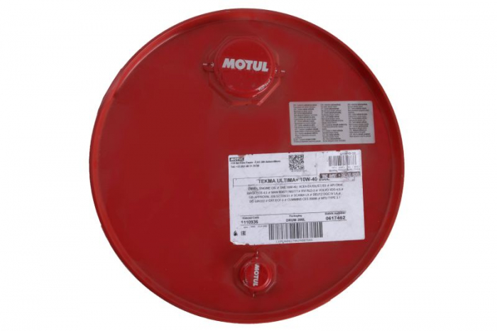 Ulei motor Motul TEKMA (208L) 10W40 (Vascozitate scazuta) ;API CJ-4; ACEA E4; E6; E7; E9; CATERPILLAR ECF-3; CUMMINS 20081; DAF EXTENDED DRAIN; DEUTZ DQC IV-10 LA; IVECO; JASO DH-2; MACK EO-O PREMIUM  [2]