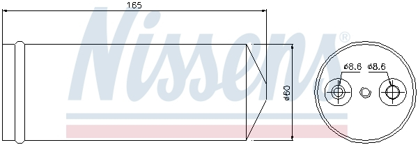 Uscator aer conditionat potrivit OPEL MERIVA A 1.3D-1.8 05.03-05.10 [1]