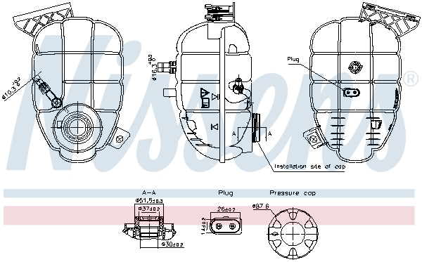 Vas expansiune potrivit BMW Seria 1 (F20), 1 (F21), 2 (F22, F87), 2 (F23), 3 (F30, F80), 3 (F31), 3 GRAN TURISMO (F34), 4 (F32, F82), 4 (F33, F83), 4 GRAN COUPE (F36) 07.11- [1]