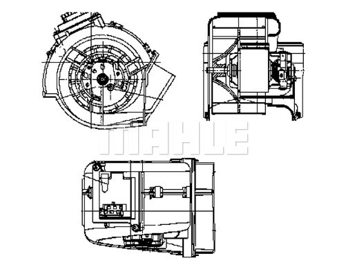 Ventilator habitaclu potrivit MERCEDES S (W220) 2.8-5.8 10.98-08.05 [2]