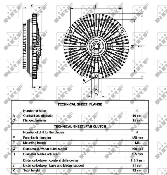 Ventilator potrivit MERCEDES T1 (601), T1 (602), T1 (B601), T1 (B602) 2.8D/2.9D 12.82-02.96 [1]