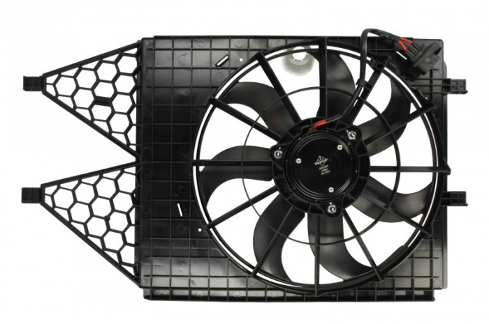 Ventilator radiator cu carcasa potrivit AUDI A1; SEAT IBIZA IV, IBIZA IV SC, IBIZA IV ST, TOLEDO IV; SKODA FABIA II, FABIA III, RAPID, ROOMSTER, ROOMSTER PRAKTIK; VW POLO, POLO V 1.0-2.0 09.06- [2]