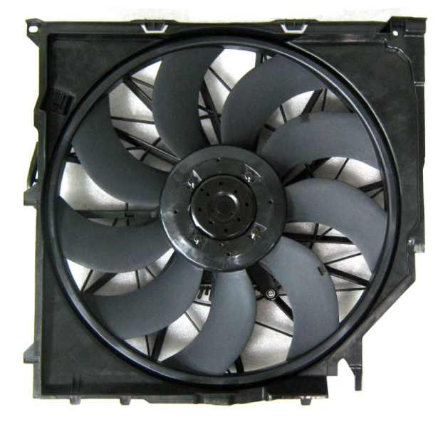 Ventilator radiator (cu carcasa) potrivit BMW X3 (E83) 2.0D-3.0D 09.03-08.10 [3]