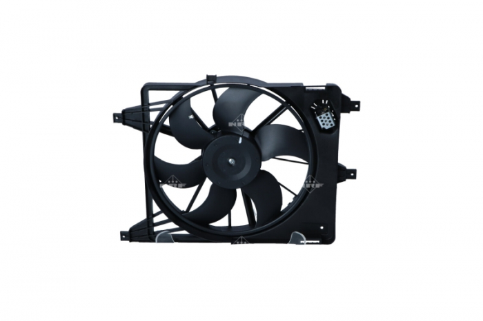 Ventilator radiator (cu carcasa) potrivit DACIA LOGAN, LOGAN EXPRESS, LOGAN MCV, SANDERO; RENAULT LOGAN I 1.4-1.6LPG 09.04- [1]