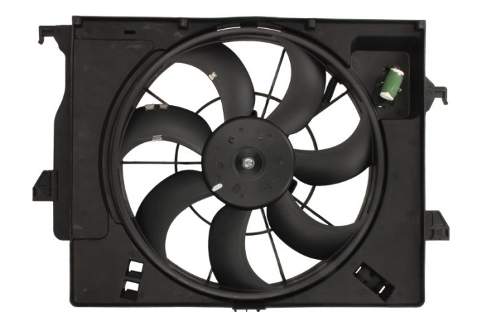 Ventilator radiator (cu carcasa) potrivit HYUNDAI VELOSTER; KIA RIO III 1.4/1.6 03.11- [1]