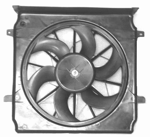 Ventilator radiator (cu carcasa) potrivit JEEP CHEROKEE 2.4/3.7 09.01-01.08 [2]