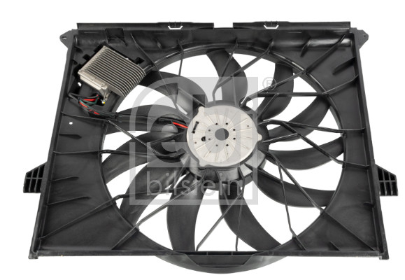 Ventilator radiator (cu carcasa) potrivit MERCEDES GL (X164), M (W164), R (W251, V251) 3.0D/4.7/5.5 07.05-12.12 [3]