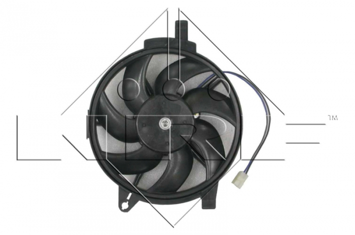 Ventilator radiator (cu carcasa) potrivit MERCEDES M (W163) 2.7D/4.0D/5.4 12.99-06.05 [3]