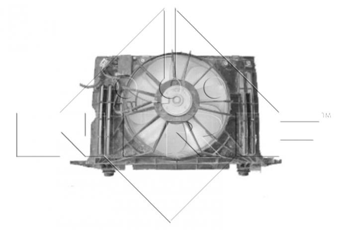 Ventilator radiator (cu carcasa) potrivit TOYOTA AURIS, COROLLA 1.33-1.8 11.06-07.14 [3]