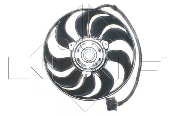 Ventilator radiator potrivit SEAT CORDOBA, IBIZA III; SKODA FABIA I, FABIA I PRAKTIK; VW FOX, POLO, POLO IV 1.2-1.9D 08.99-04.12 [2]