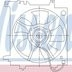 Ventilator radiator SUBARU OUTBACK (BE, BH) NISSENS 85493 [1]