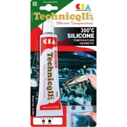 Etansati - Silicon negru pentru motoare, Technicqll 70ml