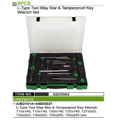 Scule speciale - Set chei în stea / TORX 9 piese