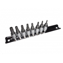 Set scule mana - Set 8 biti + hexagon 1/4'', Toptul T8-T41mm