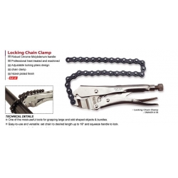 Clesti - Cleste strangere autoblocant cu lant 450mm Toptul