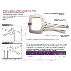 Clesti - Cleste tinichigerie autoblocant strangere 11inch