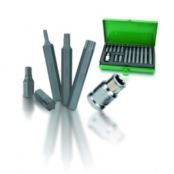 Surubelnite - Varf biti surubelnita 10mm set găuri 15 piese