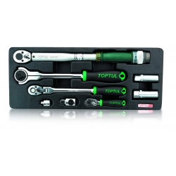 Set scule mana - Set 8 piese chei clichet si dinamometrica