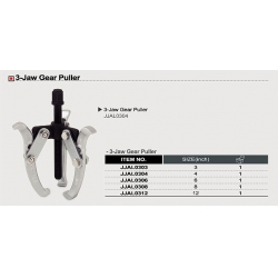 Scule service - Extractor rulmenti 3 brate 150mm Toptul