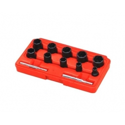 Truse scule - Trusa cu tubulare speciale (Twist) pentru suruburi uzate si antifurt, Force 12 piese