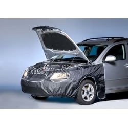 Accesorii service - Husa frontala auto 400 x 86 cm negru prindere de oglinzi