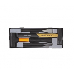 Tinichigerie Vopsitorie - Set 5piese ciocan si dalti tinichigerie, Force
