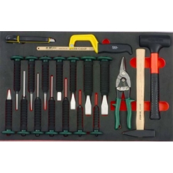 Dulap scule - Set 19 piese raft carucior echipat
