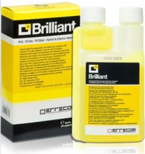 Consumabile service AC - Solutie contrast UV vehiculele R12, R134a, R1234yf hibride electrice Errecom 1 litru