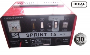 Redresoare Roboti pornire - Redresor curent Incarcator acumulatori 12 24 V acumulatori cu acid Sprint 15