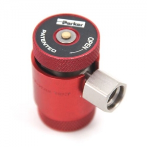 Echipamente service AC - Cupla rapida rosu presiune inalta HP Parker R1234yf 14x1,5 sistem climatizare aer conditionat Magneti Marelli