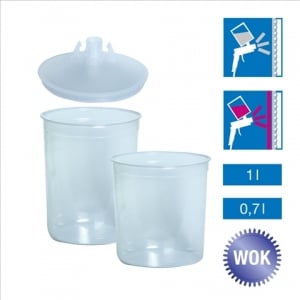 Tinichigerie Vopsitorie - PPS mare 0.9L-25 Pungi MARI&capace cu filtru 125microni 3M