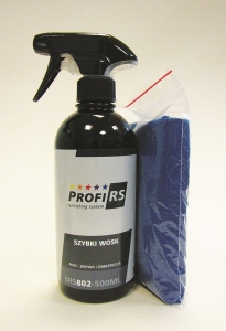 Tinichigerie Vopsitorie - Solutie ceara rapida 500 ml cu carpa microfibra