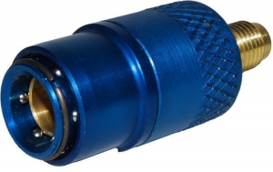 Echipamente service AC - Cupla rapida albastra presiune joasa sistem climatizare auto 180 grade LP