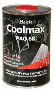Consumabile service AC - Ulei refrigerant PAO OIL 68 1 litru sistem climatizare aer conditionat MATRIX