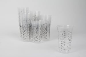 Consumabile vopsitorie - Pahar amestecare vopselurilor și lacurilor 500 ml set de 50 bucati