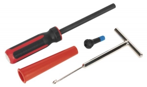 Accesorii vulcanizare - Set unelte demontat valva ventil anvelopa fara demontare vulcanizare