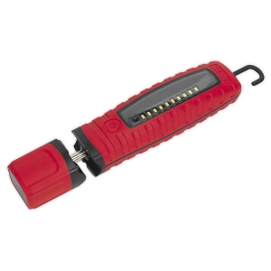 Iluminare service - Lampa service LED 3.7V micro USB 3/10 diode LED unghi 120 grade rosie