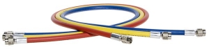 Echipamente service AC - Furtun aparat clima albastru presiune joasa LP 1/4 3 m