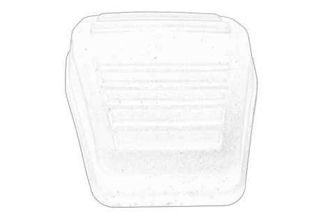 Cutie viteze - Acoperire pedala potrivit FORD FIESTA V, FUSION 11.01-12.12