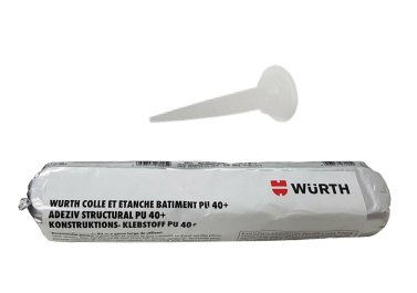 Chimice si Intretinere - Adeziv structural poliuretanic 40 negru 400 ml (tip salam)