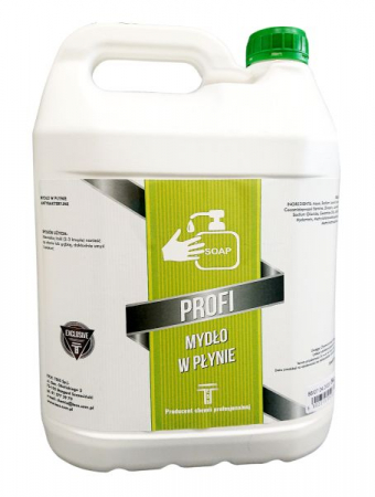 Curatenie service - Agent de spalare a mainilor PROFI PLUS, anti-bacterian, capacitate 5 l, recipient de plastic
