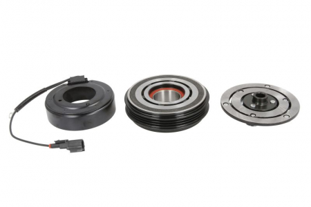 Fulie Ambreiaj compresor - Ambreiaj complet compresor AC (SANDEN PXC16 12V 3PK 110mm) VOLVO S60 II, V60 I, V70 III, XC70 II; FORD FOCUS III 1.0-Electric dupa 2007